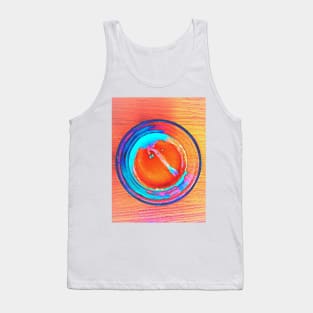 Tropical Summertime  Coffee Ring Tank Top